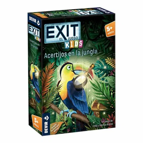 EXIT Kids: Acertijos en la jungla - Educateka, juegos de mesa, educativos y papelería