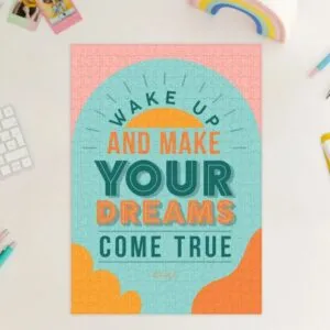 Puzzle Despierta y haz realidad tus sueños (Inglés) - Educateka, juegos de mesa, educativos y papelería