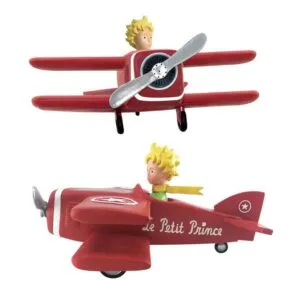 Figura El Principito en avión 18 cm - Educateka, juegos de mesa, educativos y papelería