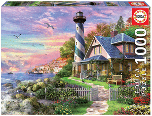 Puzzle Faro En Rock Bay 1000 Piezas