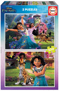 Puzzle Encanto Disney  2x100 piezas