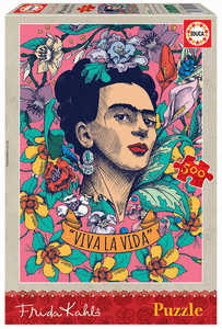 Puzzle Viva La Vida Frida Kahlo 500 Piezas
