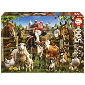 Puzzle Los Traviesos De La Granja 500 Piezas
