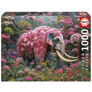 Puzzle Elefante Floral 1000 Piezas