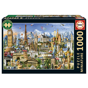 Puzzle Simbolos De Europa 1000 Piezas