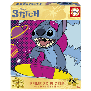 Puzzle  Stitch en el espacio 3D Lenticular 500 Piezas