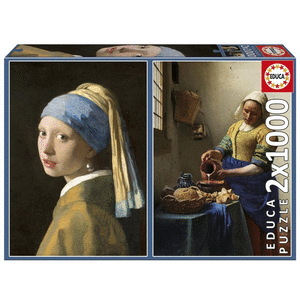 Puzzle Vermeer 2x1000 Piezas