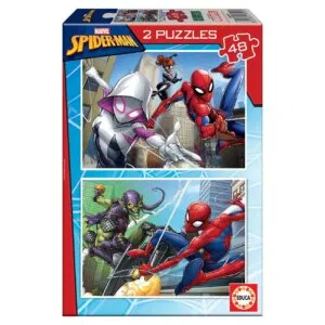 Puzzle 2x48 Spider-man