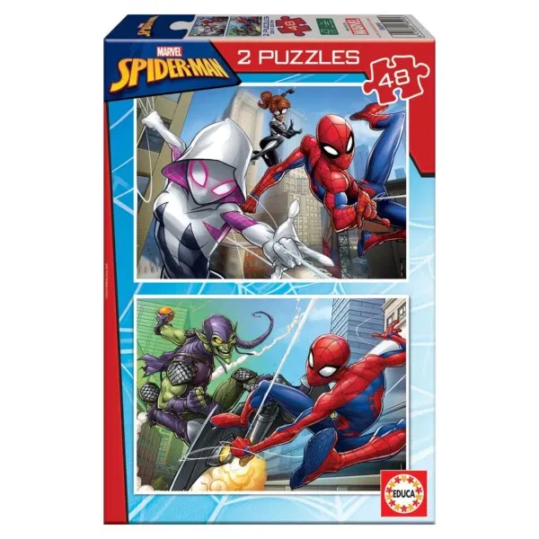 Puzzle 2x48 Spider-man