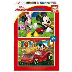 Puzzle Mickey Mouse Fun House 2x20 piezas