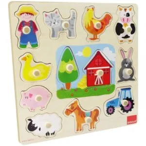 Puzzle Silueta Granja de 12 Piezas