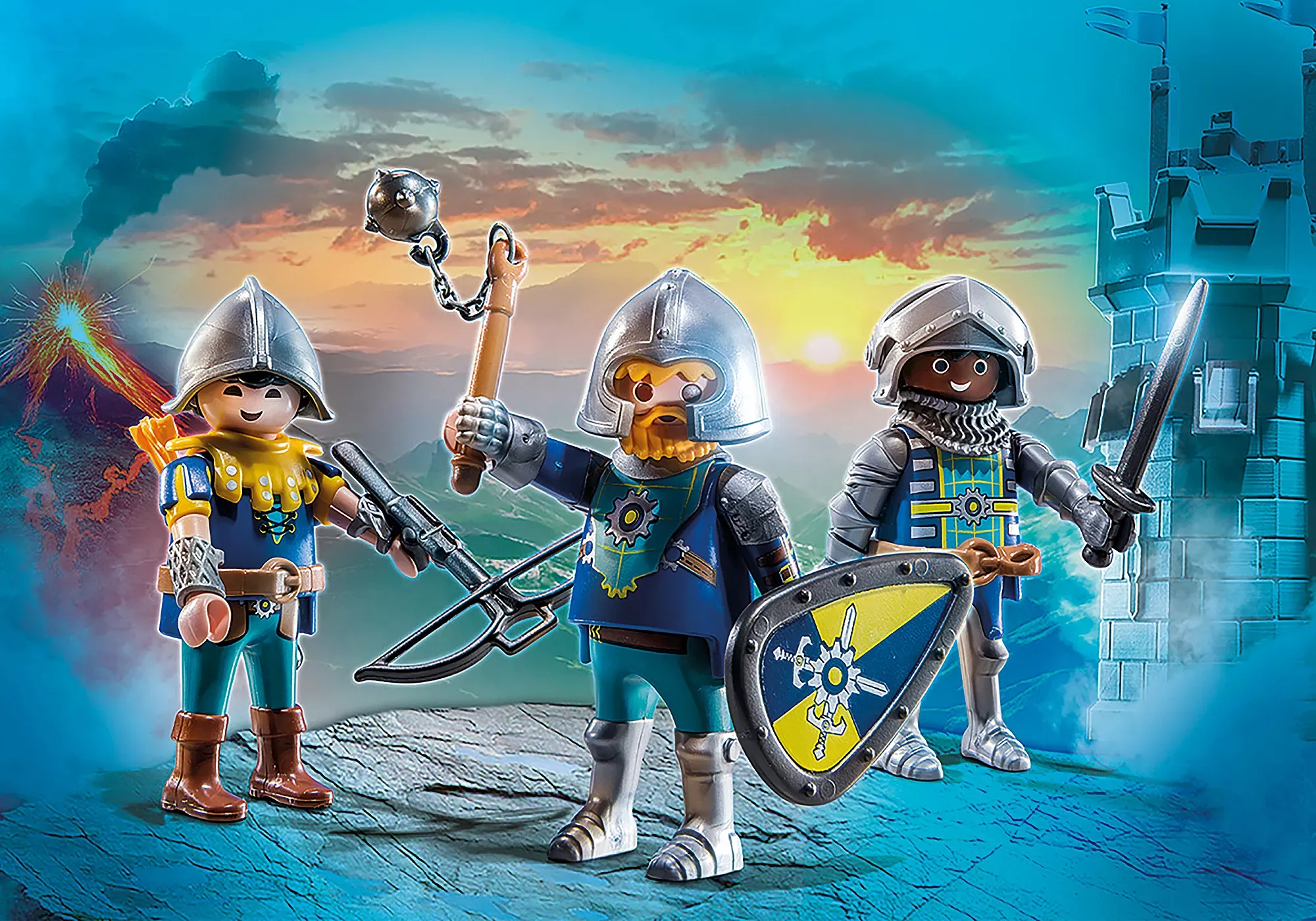 Set de 3 Caballeros de Novelmore (Playmobil 70671) - Imagen 3