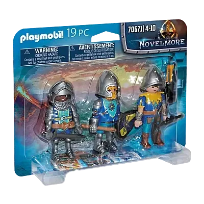 Set de 3 Caballeros de Novelmore (Playmobil 70671)