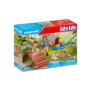 Set de Regalo Entrenadora de Perros (Playmobil 70676)