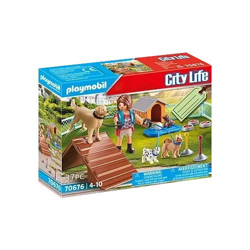Set de Regalo Entrenadora de Perros (Playmobil 70676)