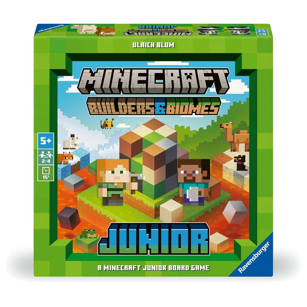 Minecraft JBuilders & Biomes Junior - Educateka, juegos de mesa, educativos y papelería