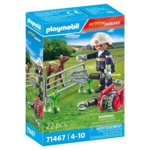 Playmobil misión bomberos: rescate animal - Educateka, juegos de mesa, educativos y papelería