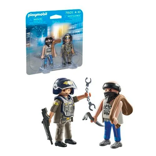 Playmobil policía con ladrón - Educateka, juegos de mesa, educativos y papelería