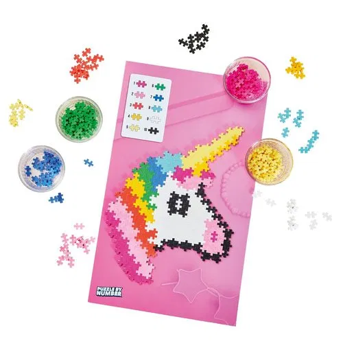 Plus Plus by Number Unicornio 250 Pcs - Imagen 2