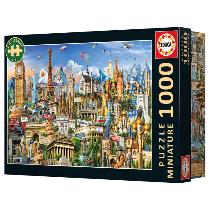Puzzle Simbolos De Europa 1000 Piezas - Imagen 4
