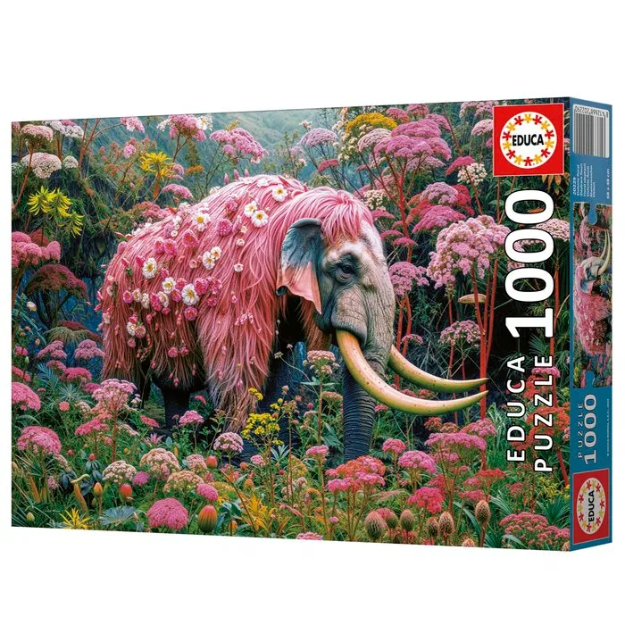 Puzzle Elefante Floral 1000 Piezas - Imagen 3