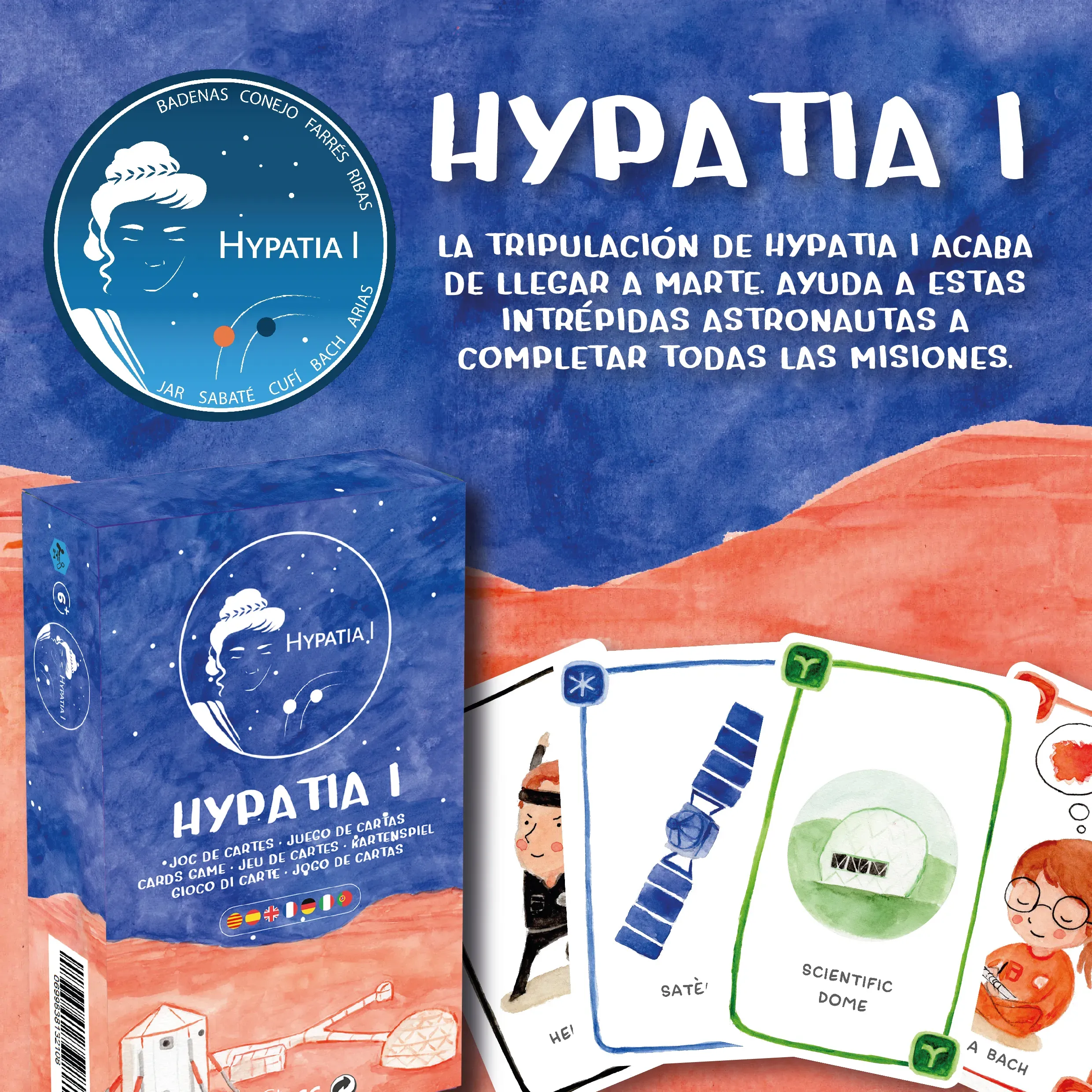 Hypatia I – El Juego de Cartas de las Astronautas de Marte - Imagen 2