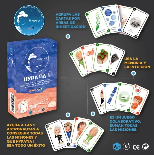 Hypatia I – El Juego de Cartas de las Astronautas de Marte - Imagen 3
