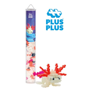 Plus Plus Tubo Ajolote brilla en la Oscuridad 100 piezas