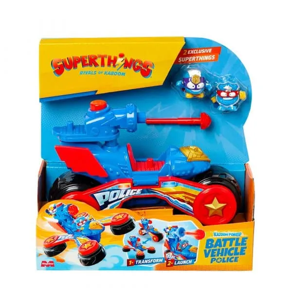Superthings - Kazoom Power Warrios Battle Vehicles: Police