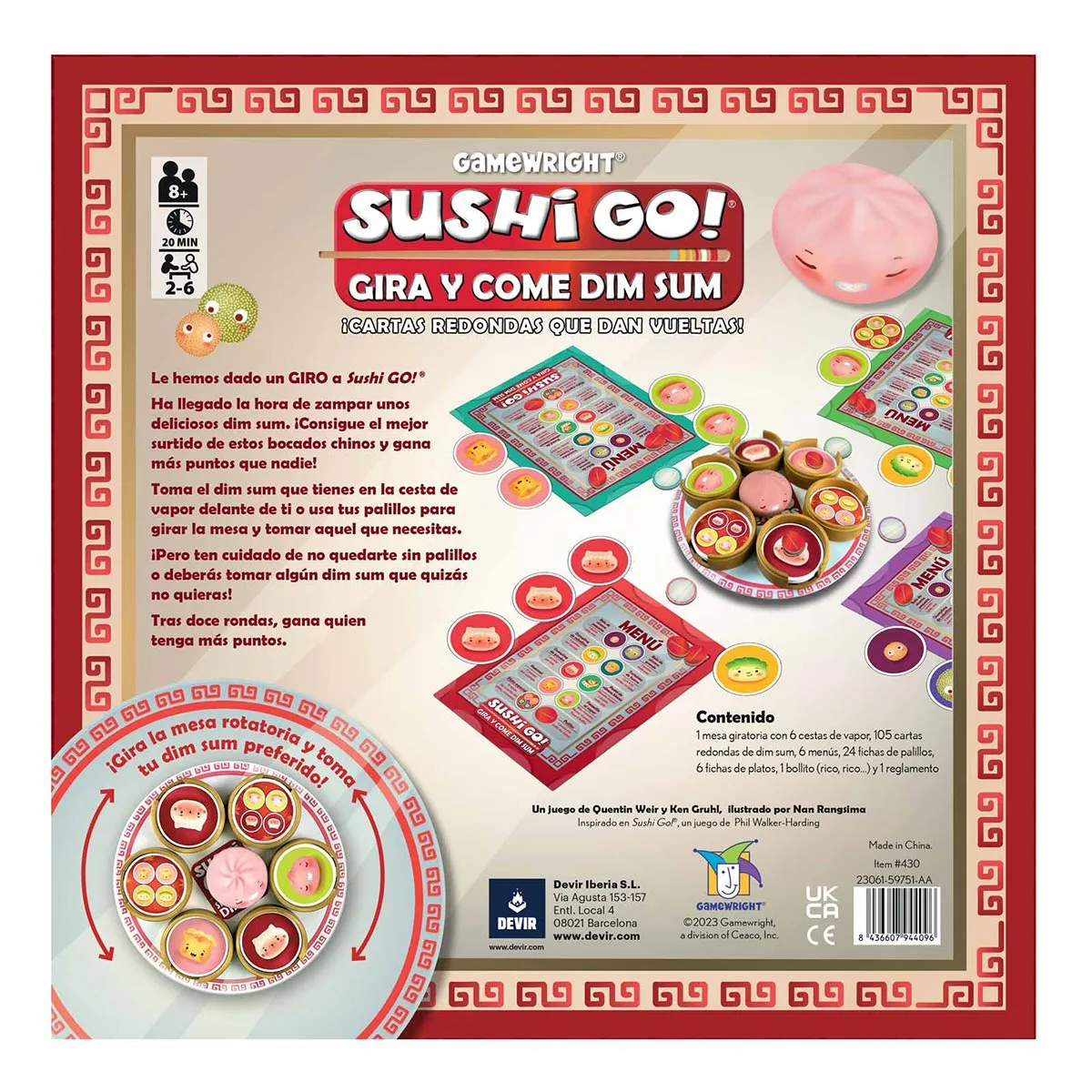 Sushi Go Gira y Come Dim Sum - Imagen 3