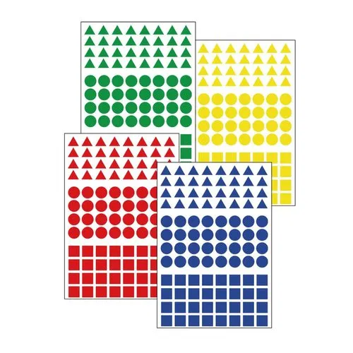 Bolsa A4 Gomets 20mm Colores Surtidos 20 Hojas - Imagen 2