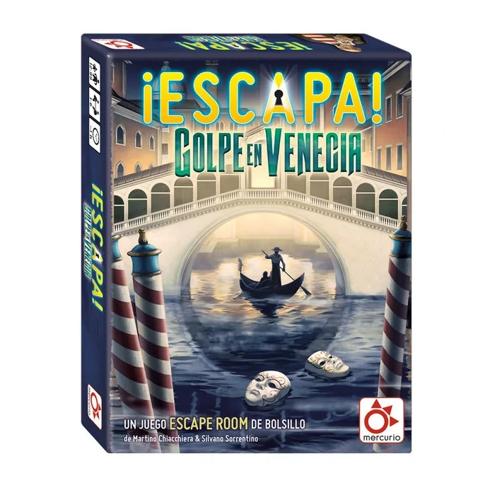 Escapa, Golpe En Venecia - Educateka, juegos de mesa, educativos y papelería