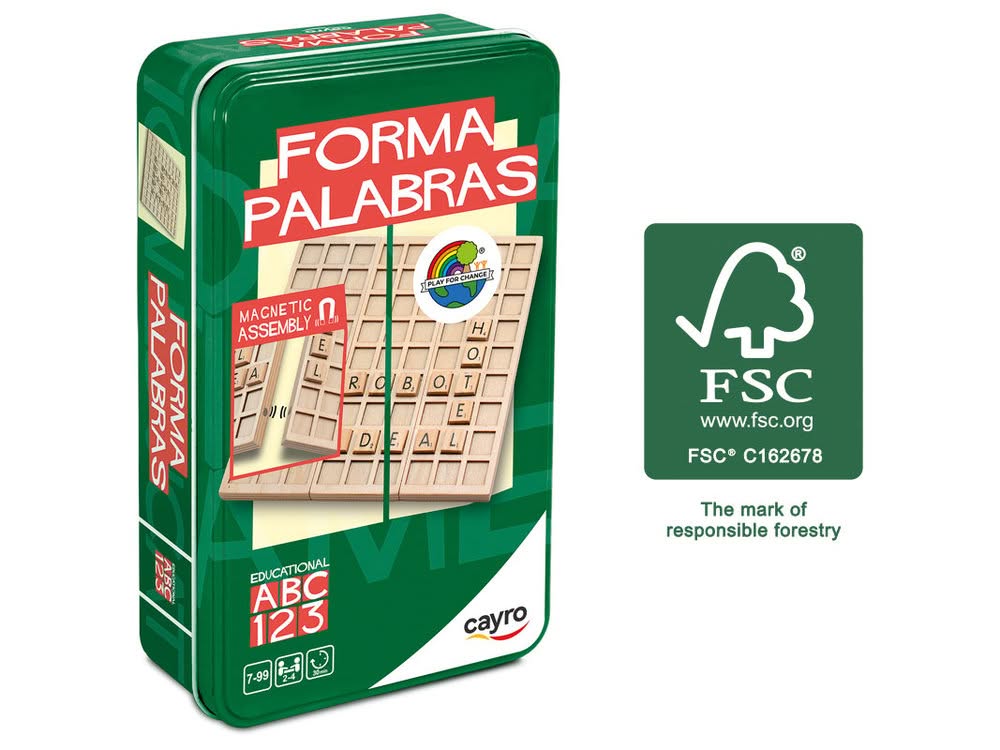 Formapalabras Travel metal Box - Educateka, juegos de mesa, educativos y papelería